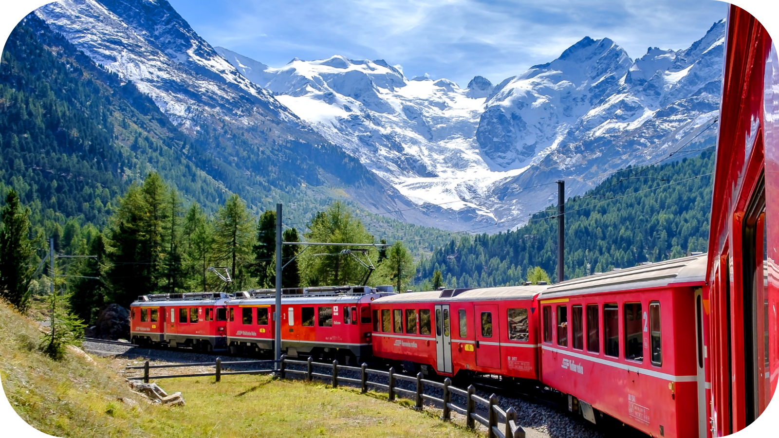 6-Day Switzerland Nature and Rail Experience Tour from Zurich: St Gallen, Grindelwald, Interlaken, Lucerne and Appenzell丨Bernina Express Included