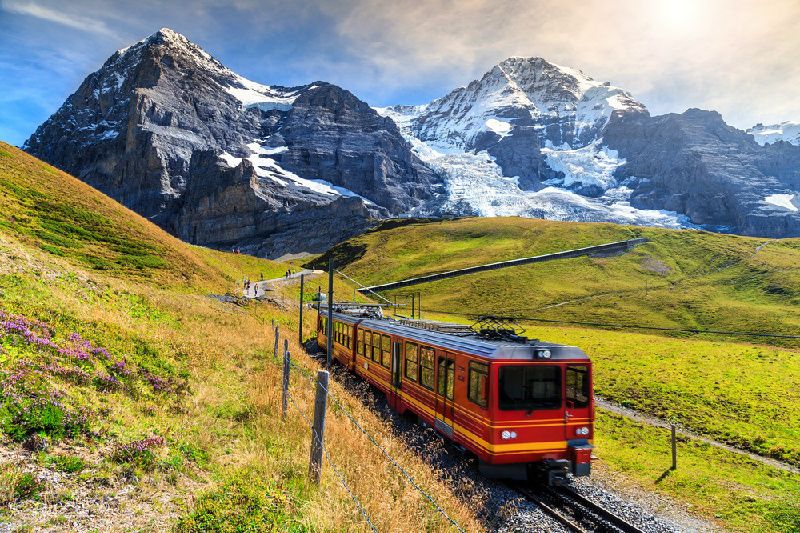 10-Day Grand Train Tour of Switzerland from Zurich: Lake Lucerne, Zermatt, Interlaken | 4 Star Hotel |   1st Class Swiss Travel Pass for Each Guest
